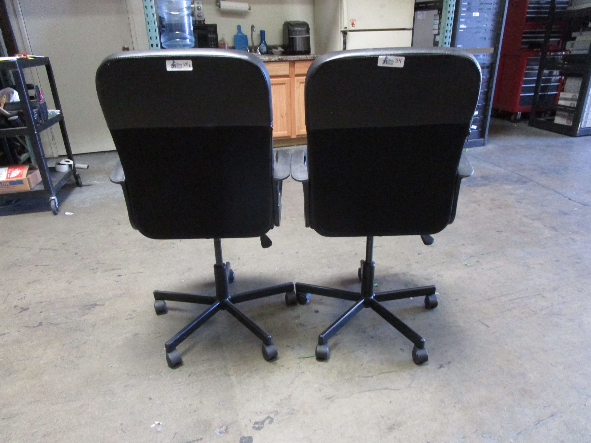 LOT OF 2 IKEA RENBERGET ROLLING DESK CHAIRS - Image 3 of 4