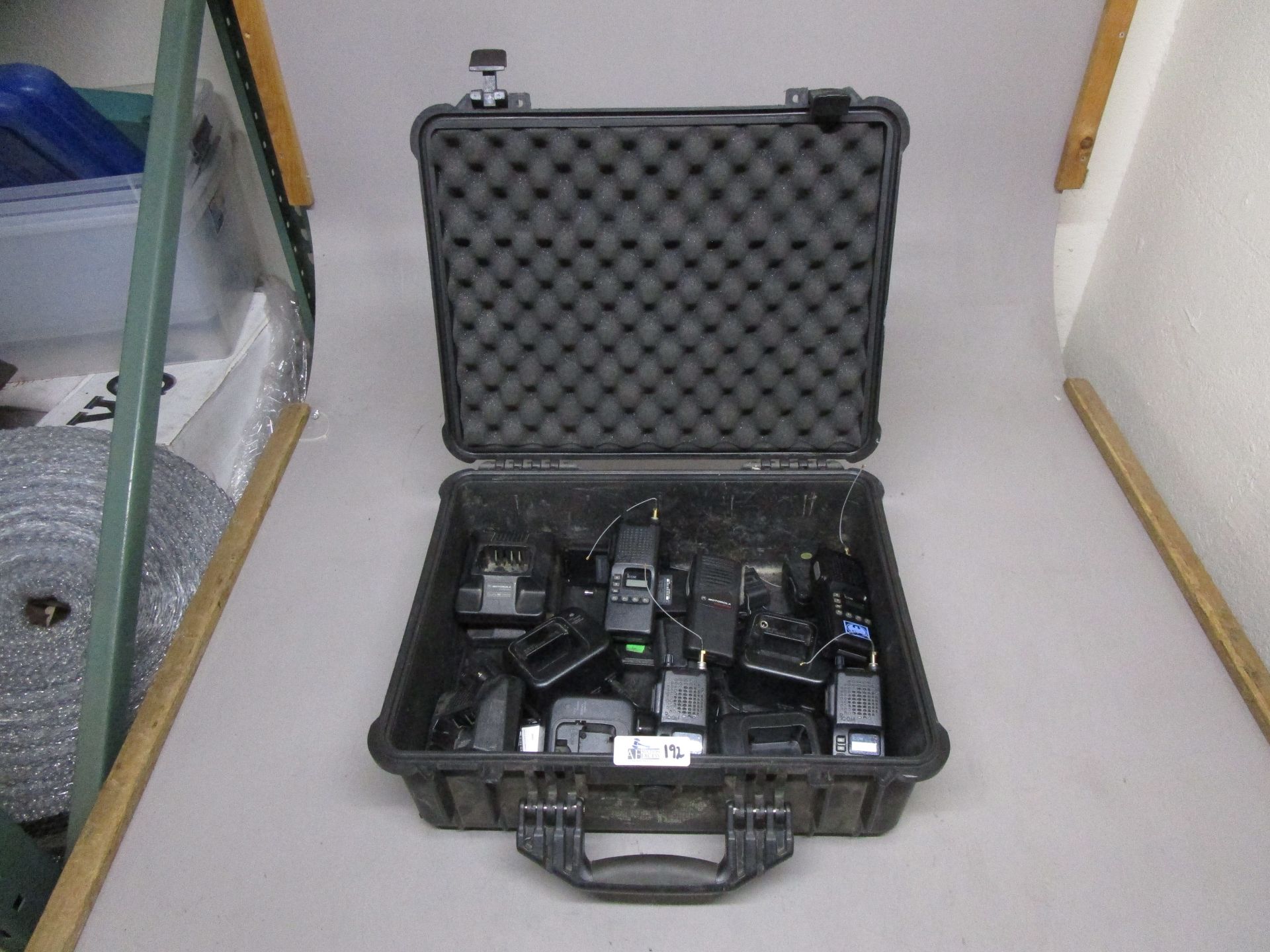 PELICAN CASE WITH ELECTRONICS