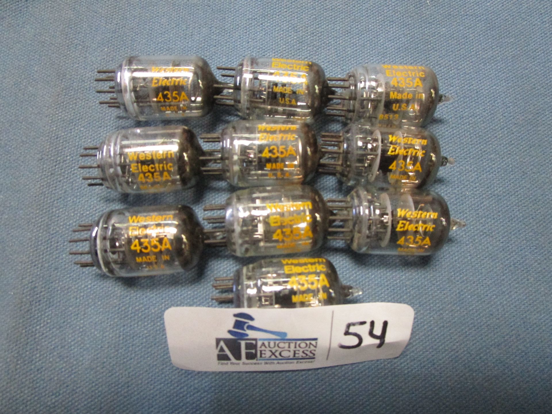 LOT OF 10 WESTERN ELECTRIC 435A TUBES - Image 2 of 2