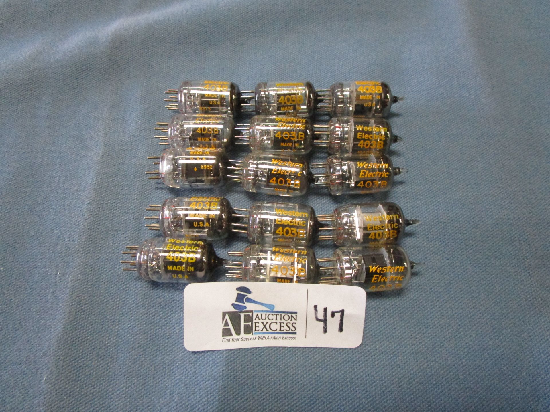 LOT OF 15 WESTERN ELECTRIC 403B TUBES