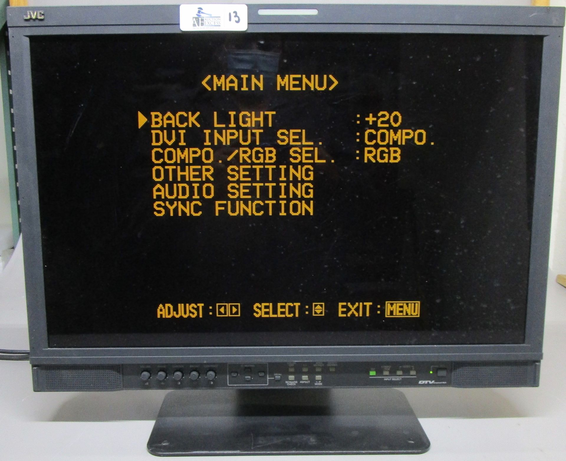 JVC DT-V24L1 MULTI FORMAT LCD MONITOR