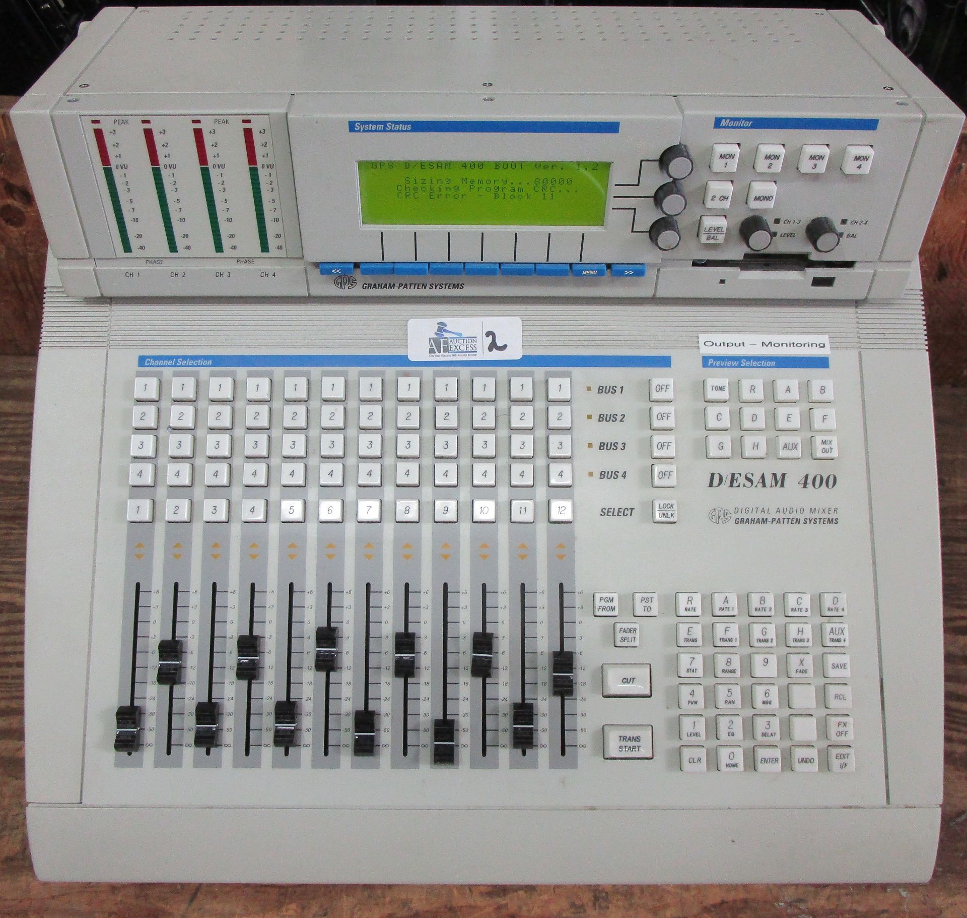 GRAHAM PATTEN D/ESAM 400 DIGITAL AUDIO MIXER - Image 2 of 3