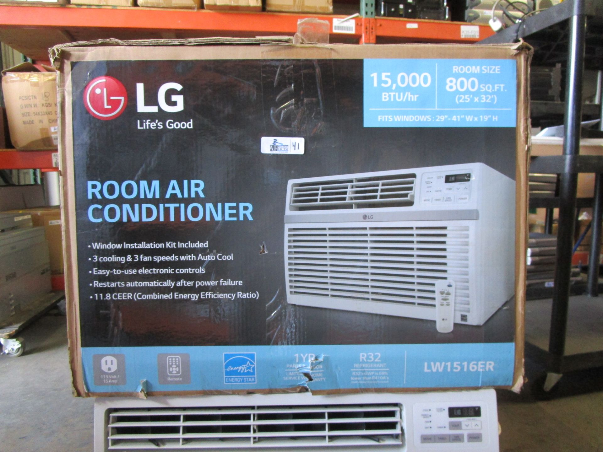LG LW1516ER ROOM AIR CONDITIONER - Image 3 of 4