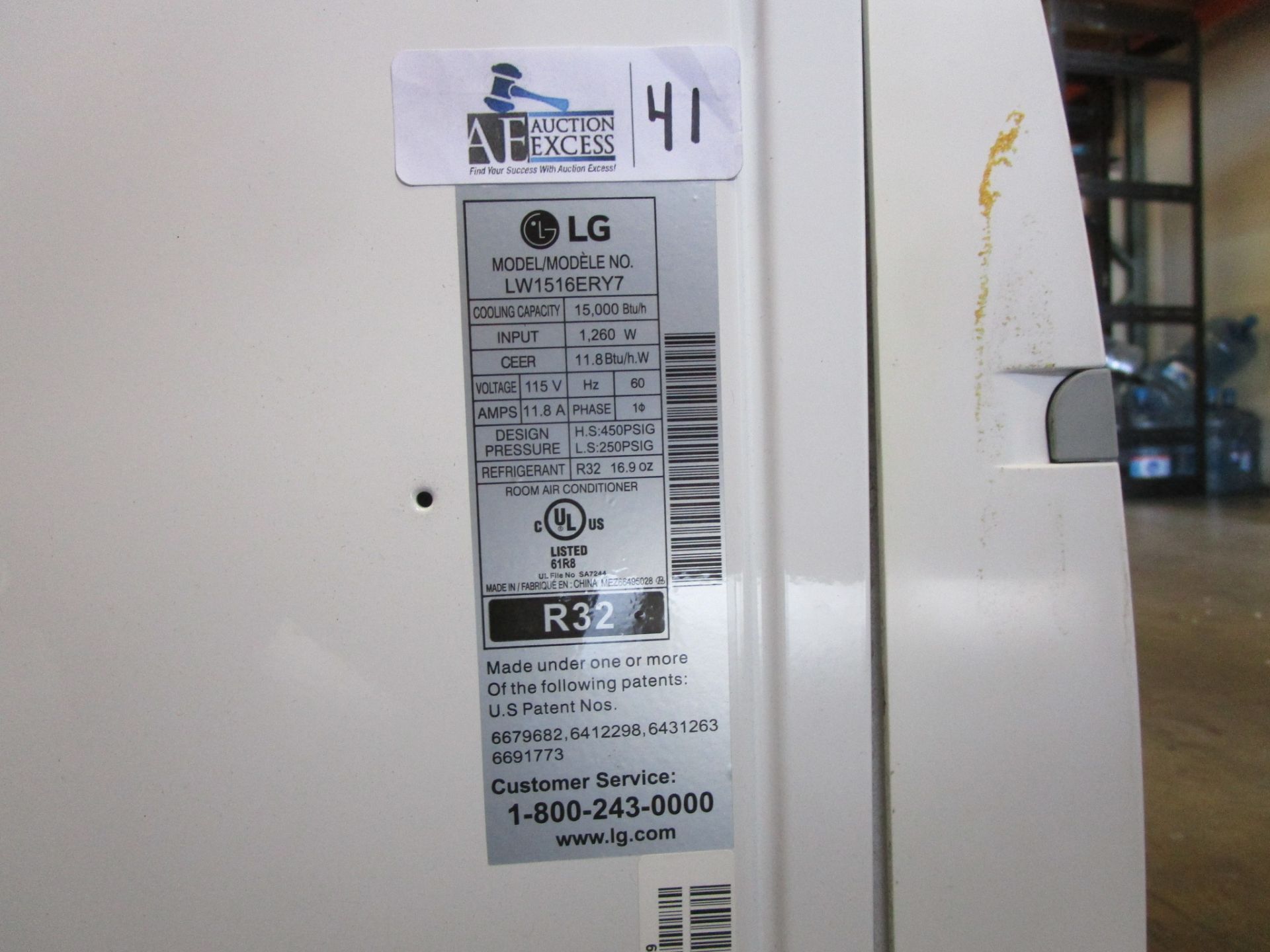 LG LW1516ER ROOM AIR CONDITIONER - Image 4 of 4