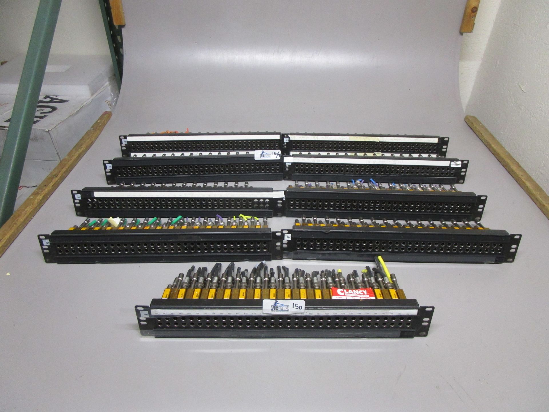 LOT OF 9 ADC VIDEO PATCHBAYS