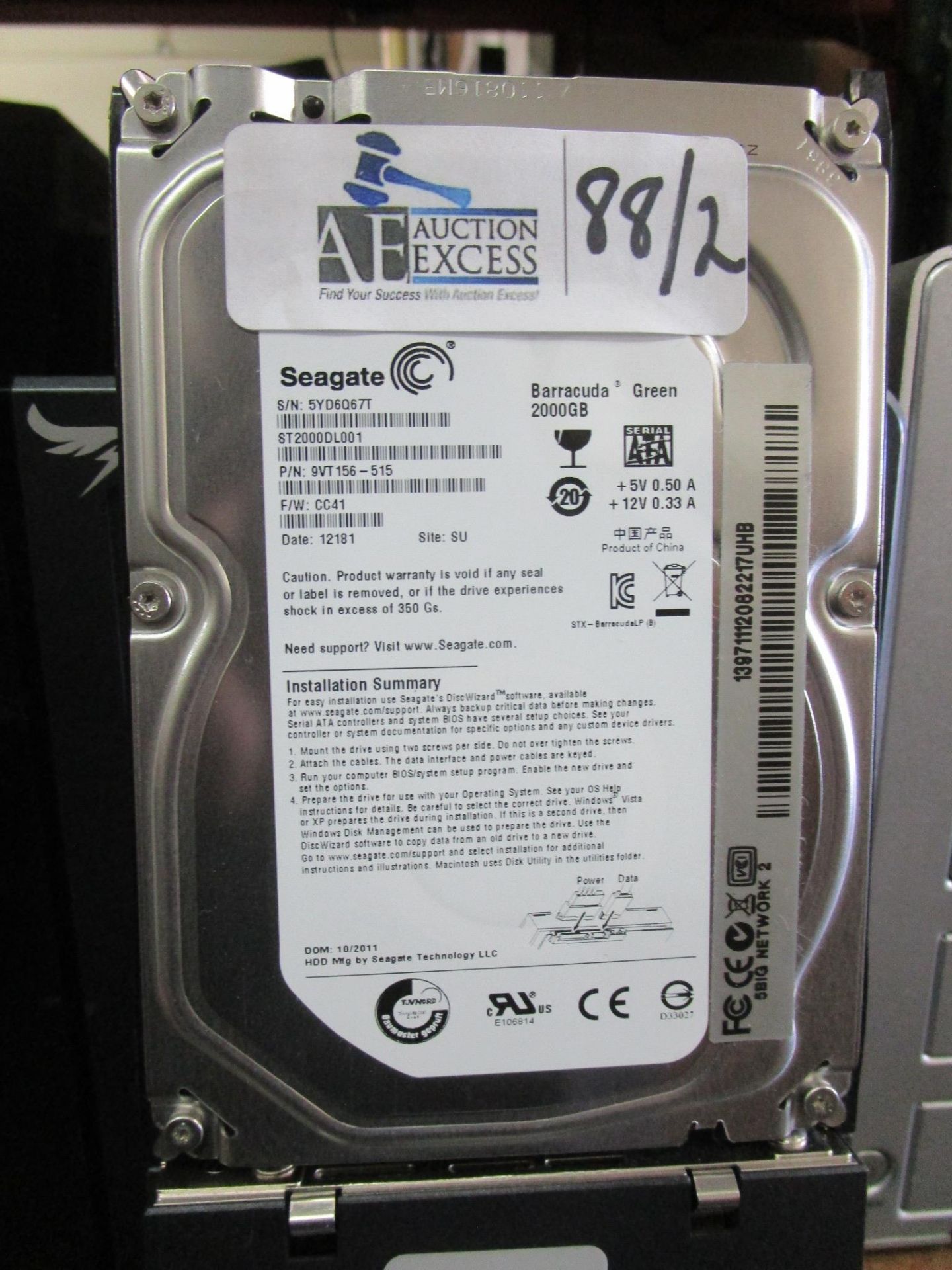 LOT OF 2 DESKOP RAIDS WITH SOME HARD DRIVES - Image 2 of 2