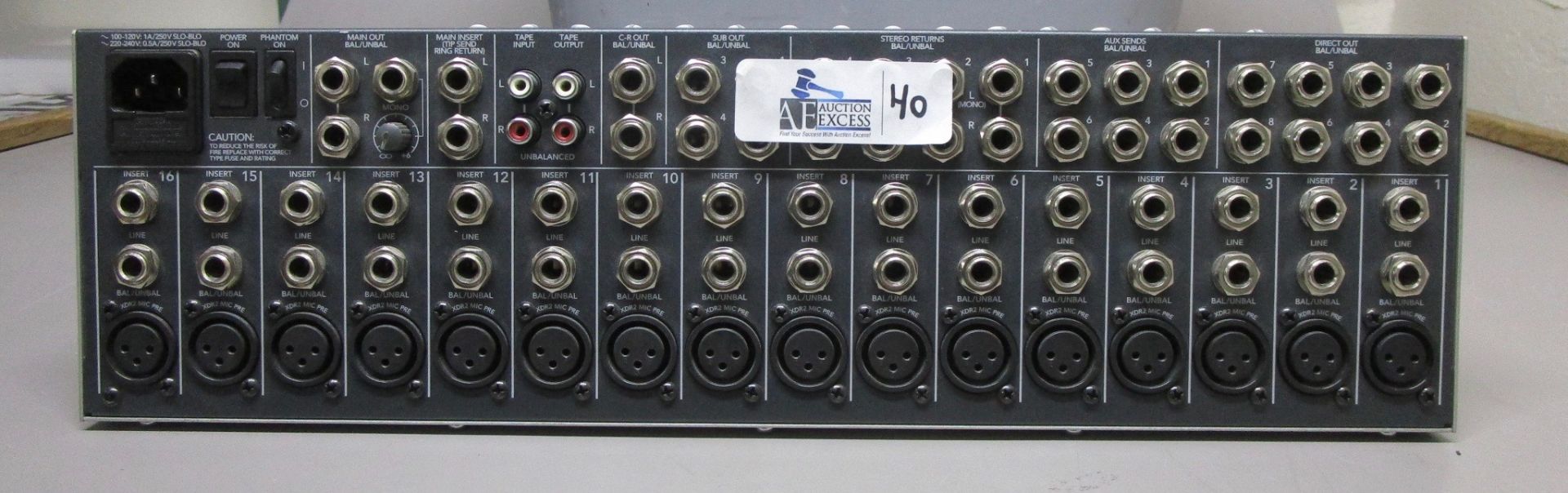 MACKIE 1604-VLZ3 MIXER - Image 2 of 2