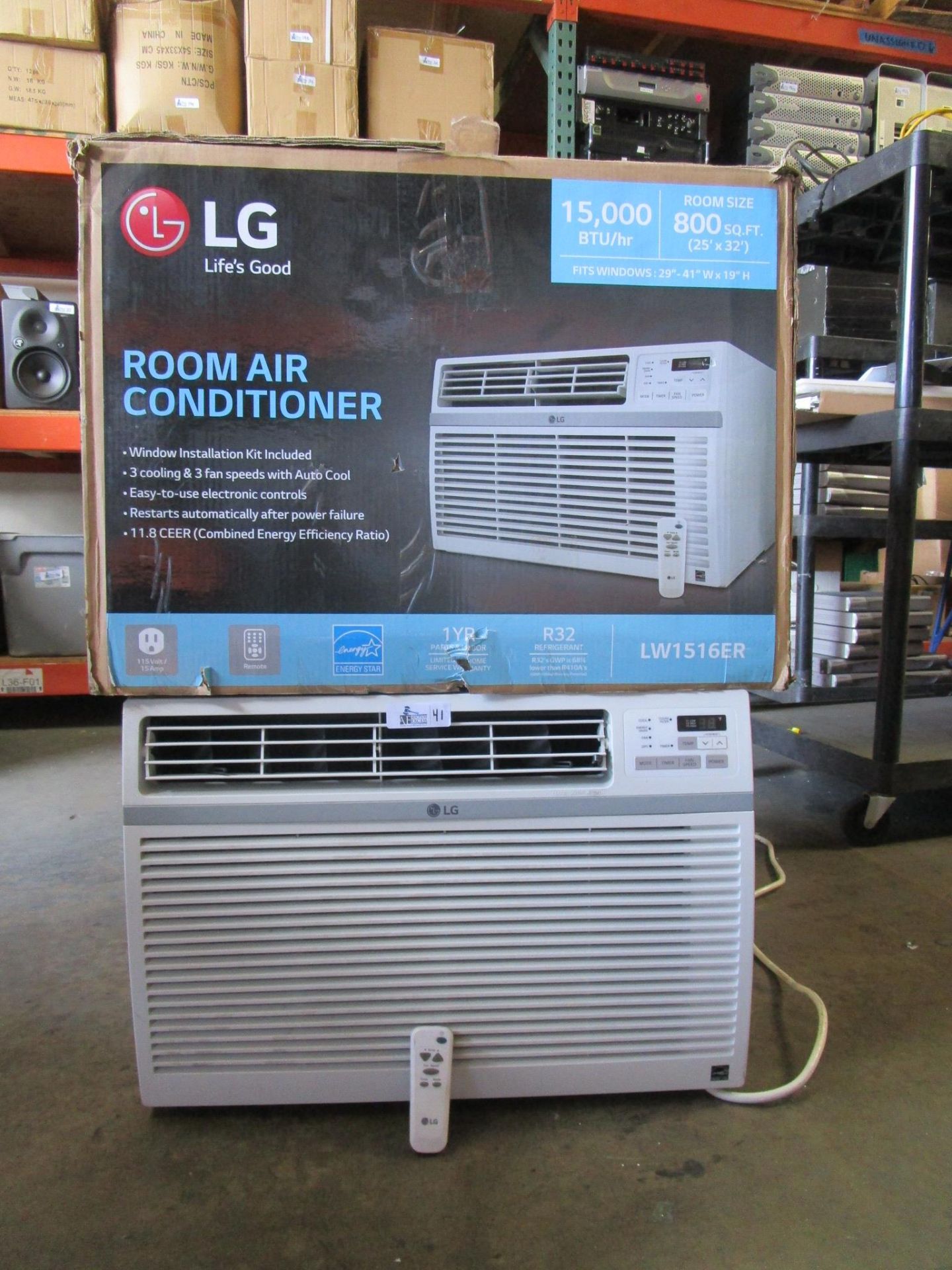 LG LW1516ER ROOM AIR CONDITIONER - Image 2 of 4