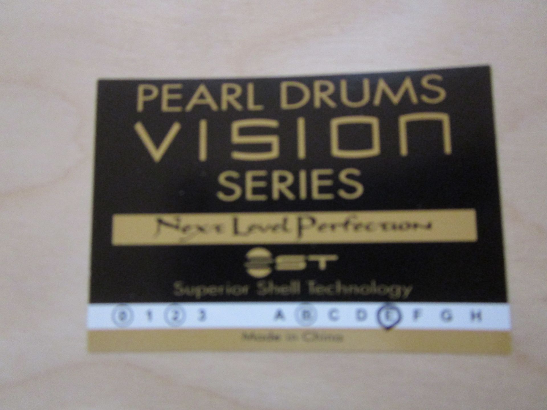 PEARL DRUM VISION SERIES NOS IN ORIGINAL BOX - Image 4 of 5