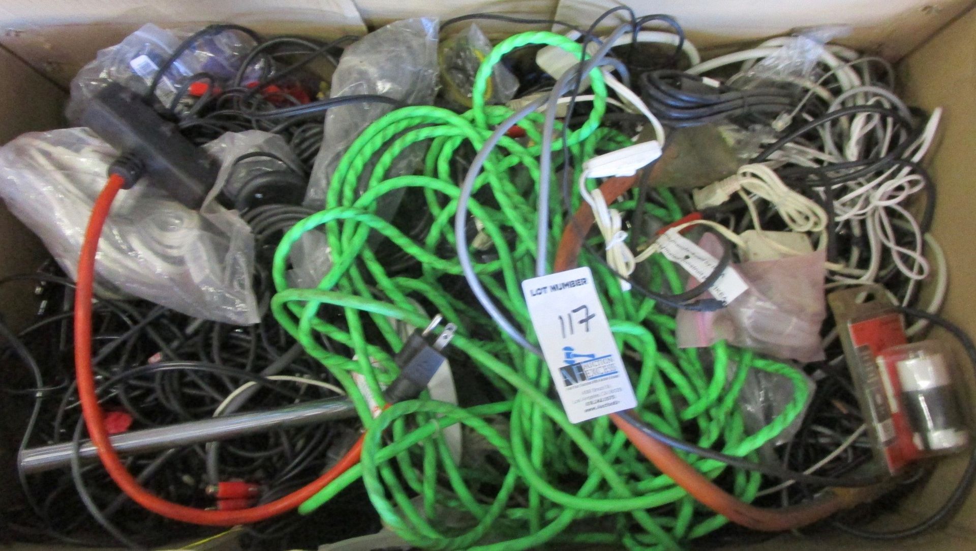 2 BINS LIGHTS, CORDS, PDU'S AND MORE - Image 2 of 2