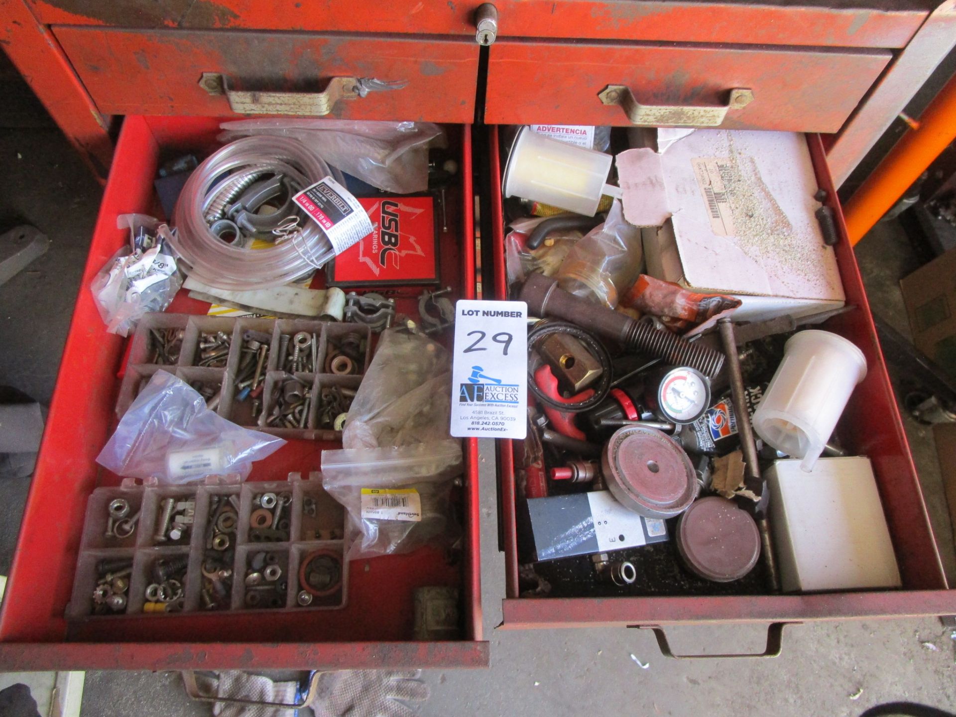 ROLLING TOOL CART WITH CONTENTS INCLUDED - Image 3 of 6