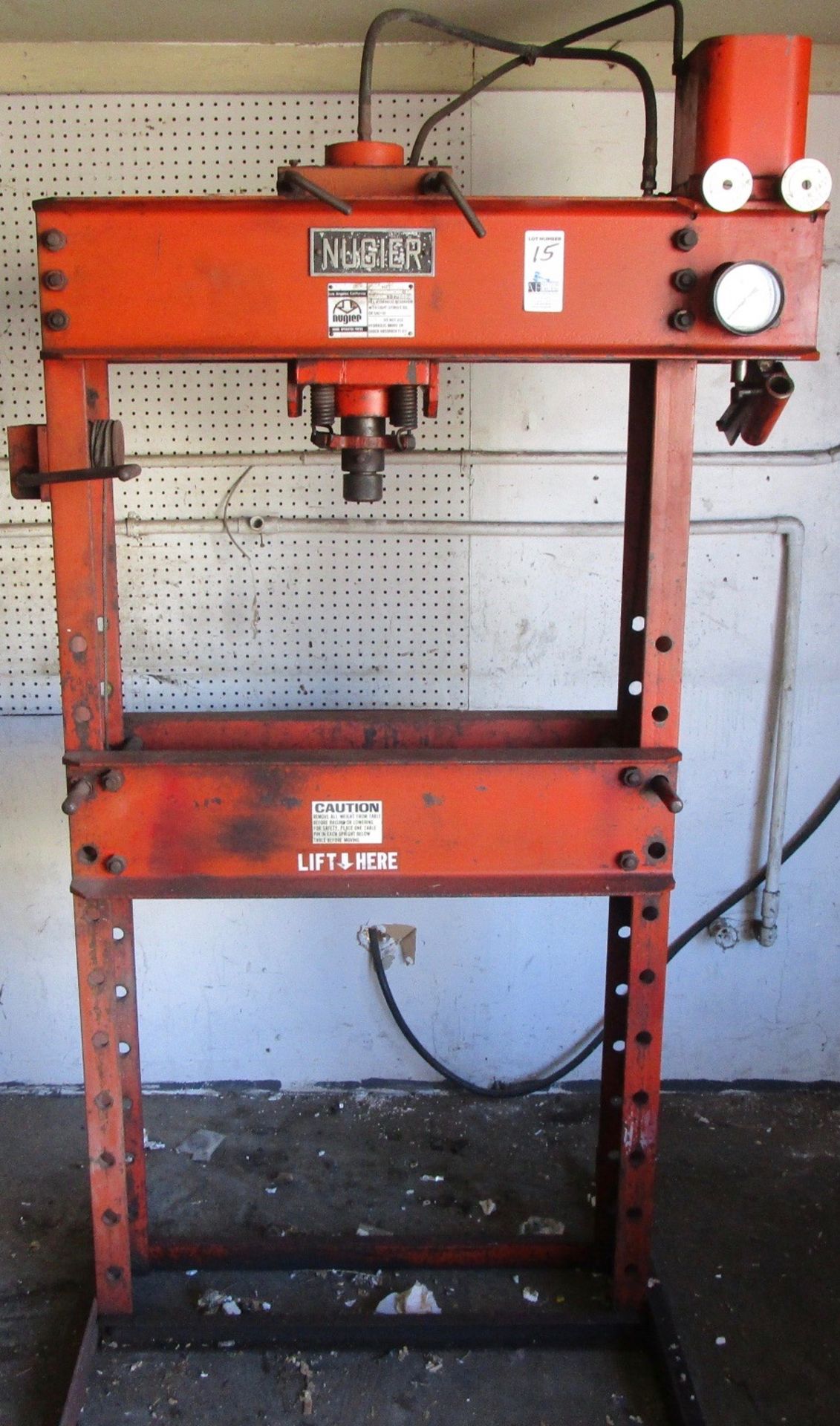 NUGIER HYDRAULIC PRESS MODEL H40.7