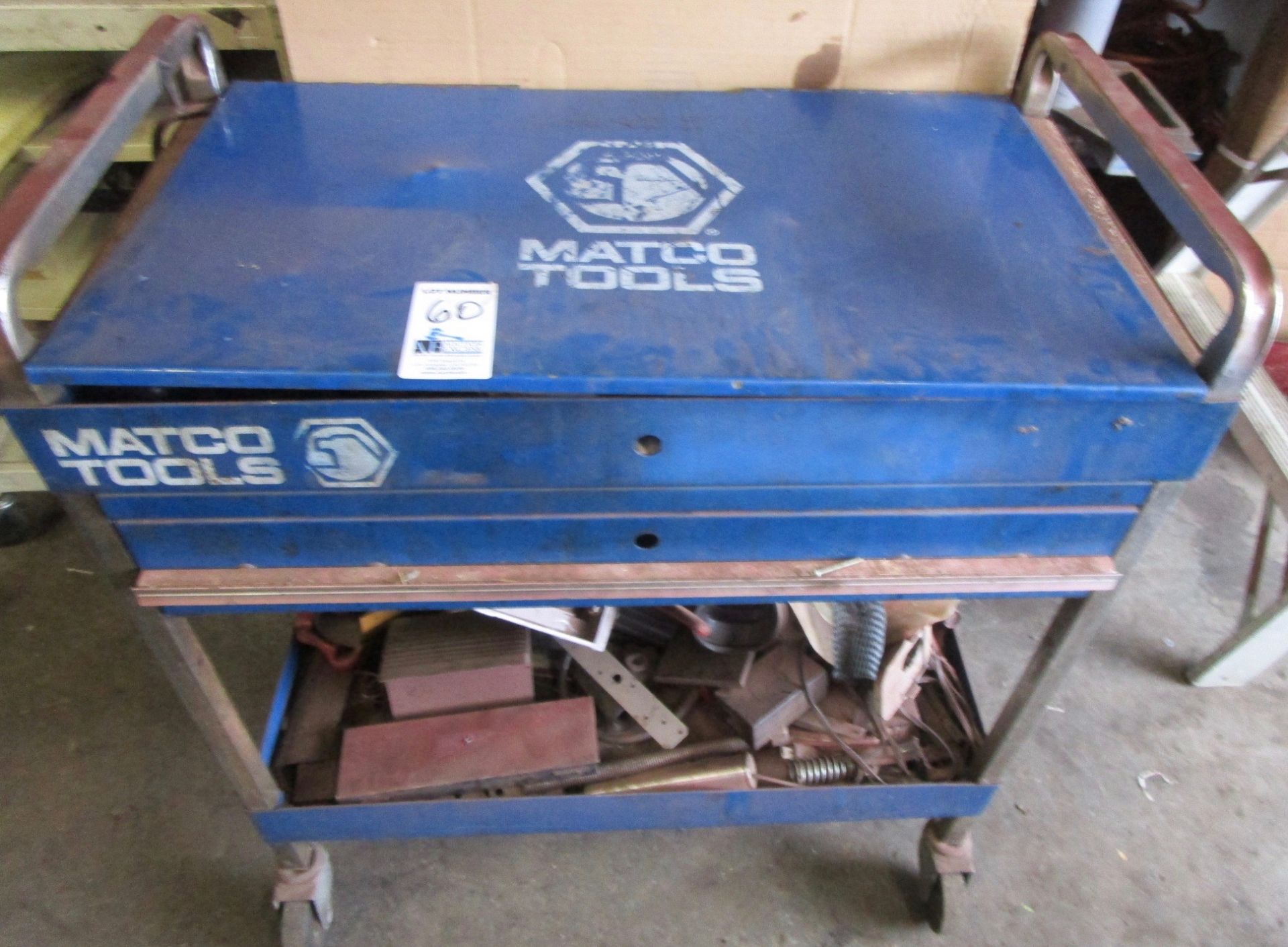 ROLLING MATCO TOOL CART WITH CONTENTS INCLUDED (30X17X36)