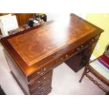 Leather topped desk