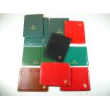 Various Rolex related wallets