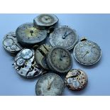 10 assorted ladies watch movements