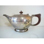 Silver teapot