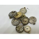 Assorted ladies watch movements