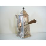 Silver chocolate pot