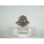 9ct gold diamond ring