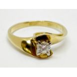 18ct gold diamond ring