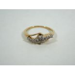 9ct gold diamond ring