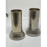 Silver candle stick holders