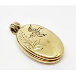 9ct gold locket