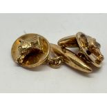 9ct gold cufflinks