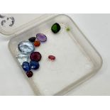 Assorted gemstones