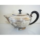 Silver teapot