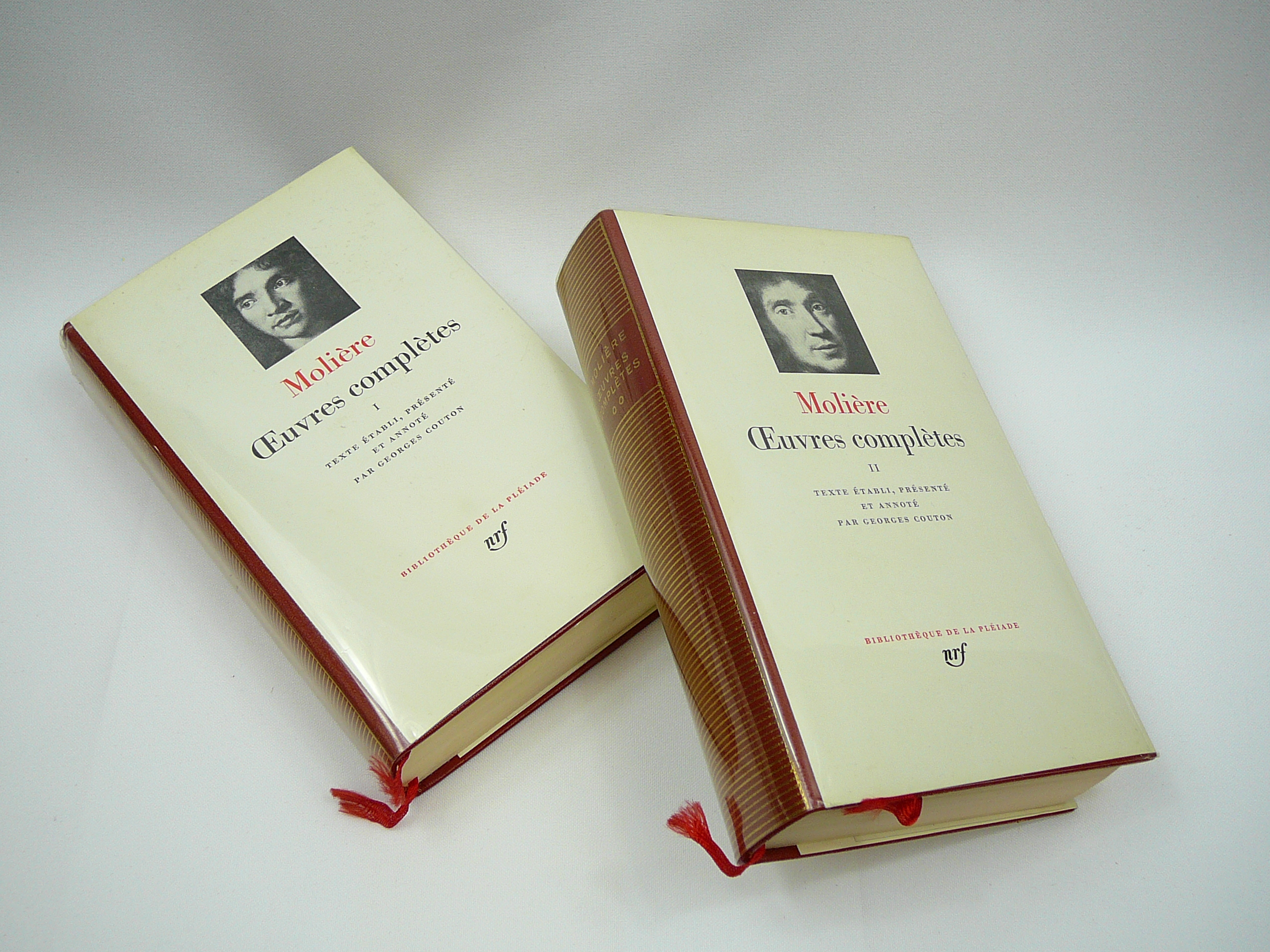 2 Volumes Oeuvres Completes Volumes 1 and 2 by Moliere