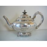 Silver teapot