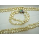 Freshwater pearl bracelet and necklace