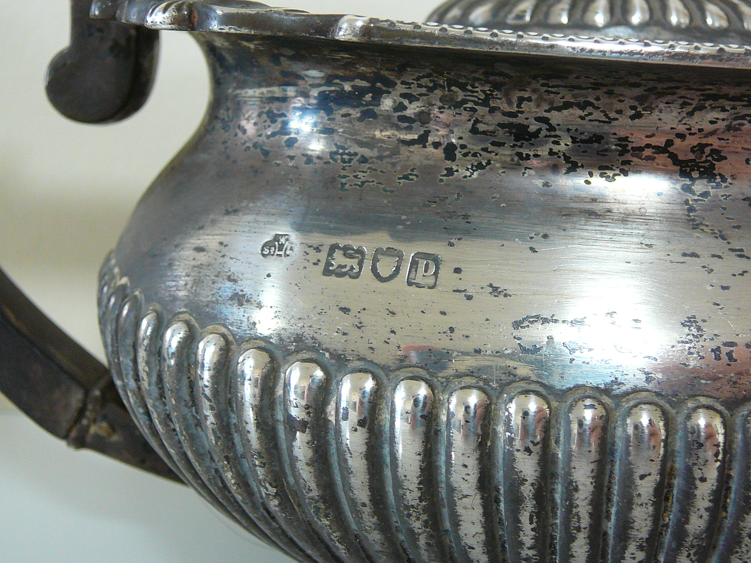 Silver teapot - Image 3 of 3
