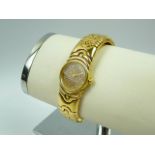 Ladies Gold Bulgari Wrist Watch