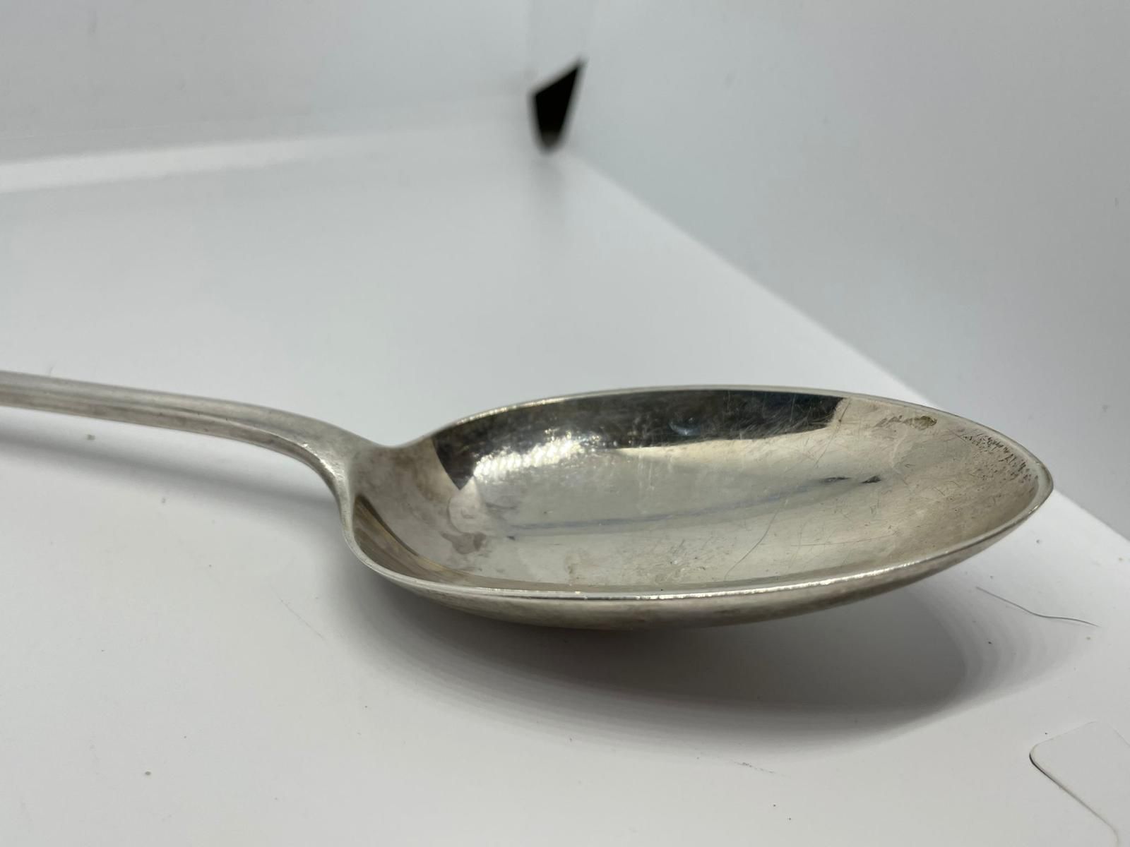 Sterling silver serving spoon - Image 2 of 2