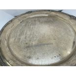 Sterling silver tray
