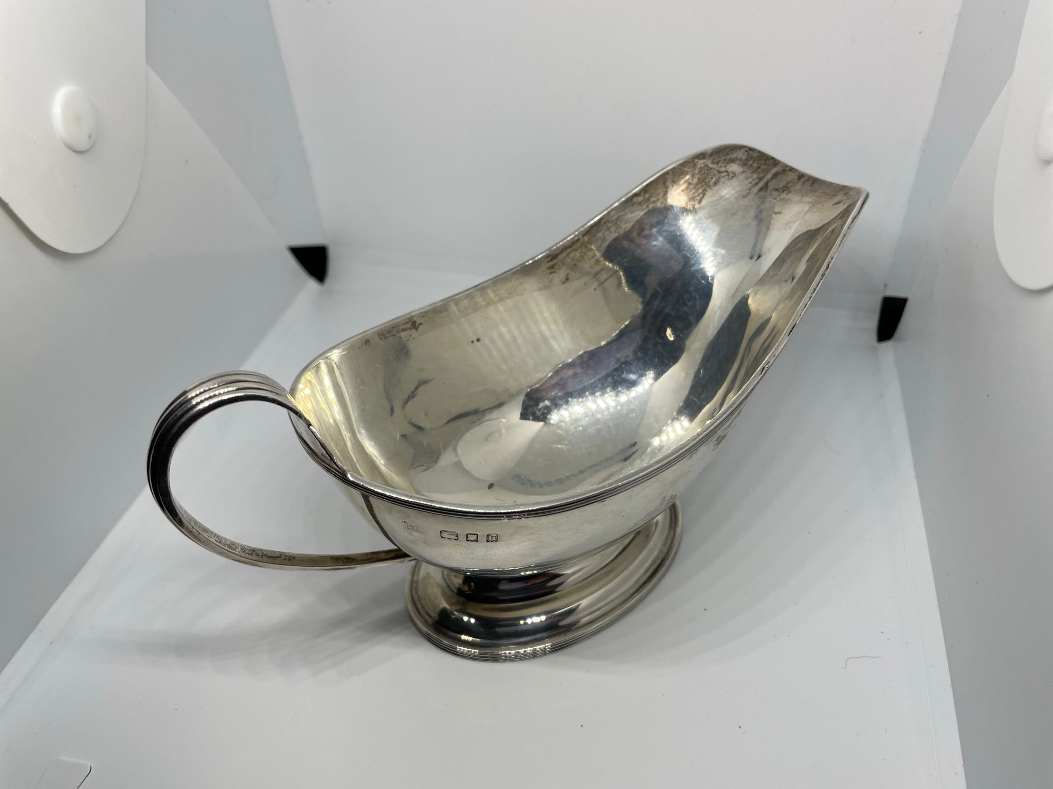 Sterling silver gravy boat