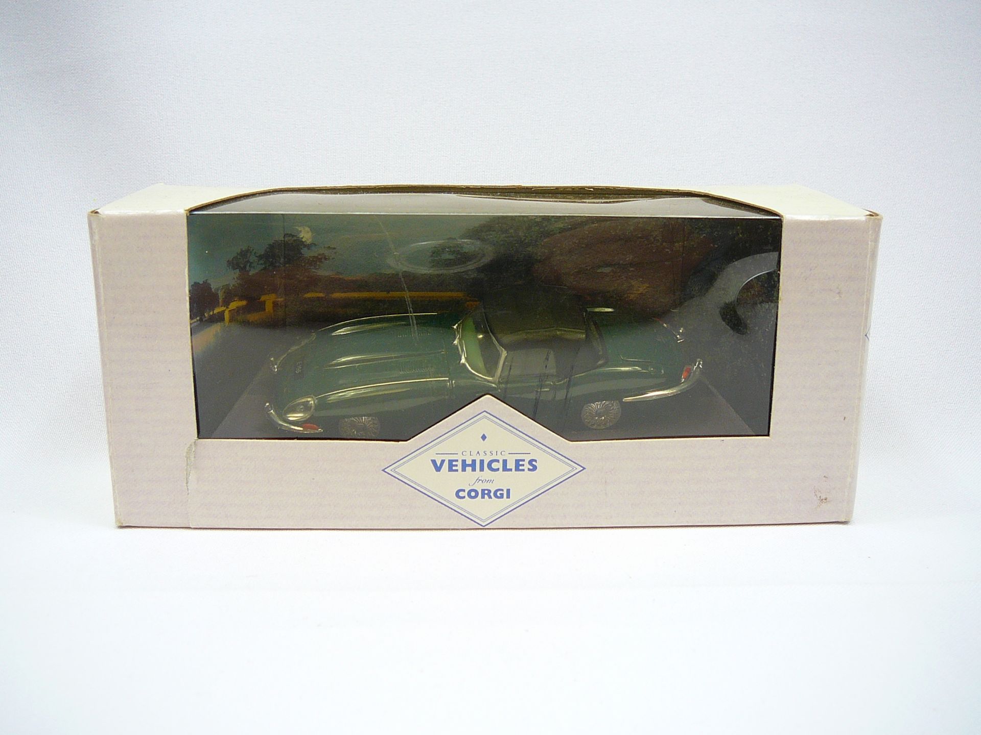 Corgi boxed model of Jaguar E Type Convertible