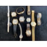 A Collection of vintage watches, Sekonda, Regency, Ingersol etc.