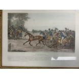 A Nonpareil coloured print in gilt frame engraved by George Hunt and painted by F.C.Turner also with