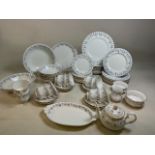 Royal Albert - Memory Lane dinner and Tea set. Includes dinner plates, breakfast plates, tea plates,