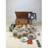 A collection of Royal commemorative items in a hamper