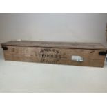 A Jaques London Croquet part set in original box.