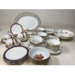 A quantity of ceramics including Paragon Holyrood tea for 6 with cake plate, an unmarked set of soup