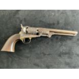 A Colt 1851 .36 Navy revolver. Serial number 41739. Very good condition. Barrel marked ADDRESS