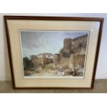 A large Russell Flint print. Limited edition 408 of 850. (AF some foxing) W:68cm x H:50cm