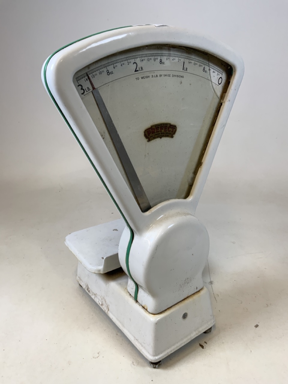 A set of Prefect vintage double sided shop weighing scales. H:63cm - Bild 3 aus 4