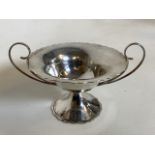 A silver hall marked bon bon dish. 184 grams.